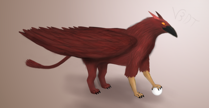 Drawing: Gryphon.